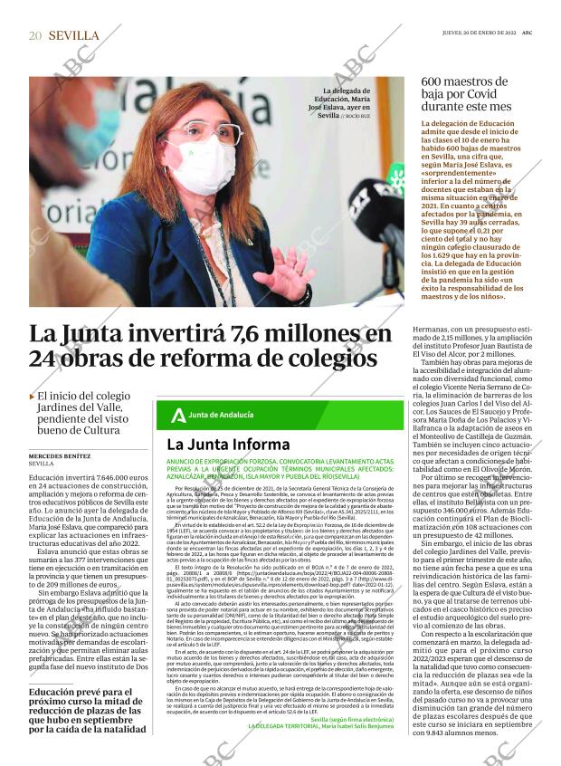 ABC SEVILLA 20-01-2022 página 20
