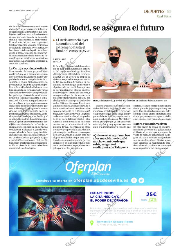 ABC SEVILLA 20-01-2022 página 63
