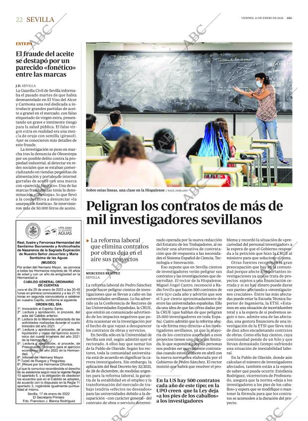 ABC SEVILLA 21-01-2022 página 22