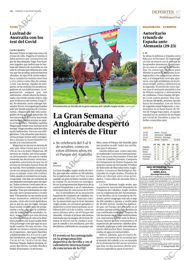 ABC SEVILLA 21-01-2022 página 67