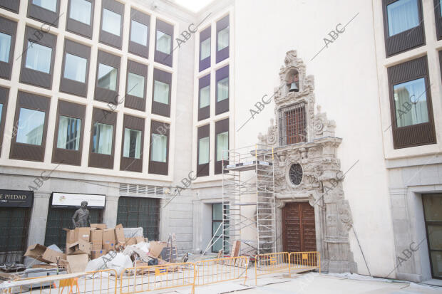 En la imagen, obras de la entrada del futuro Madrid Edition, de Marriot, antiguo...