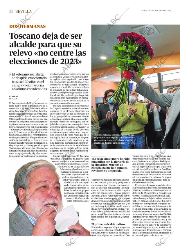 ABC SEVILLA 22-01-2022 página 22