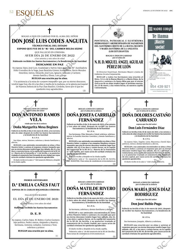 ABC SEVILLA 22-01-2022 página 52