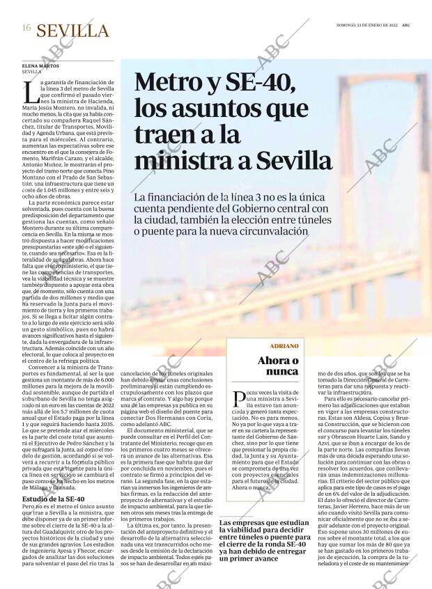 ABC SEVILLA 23-01-2022 página 16
