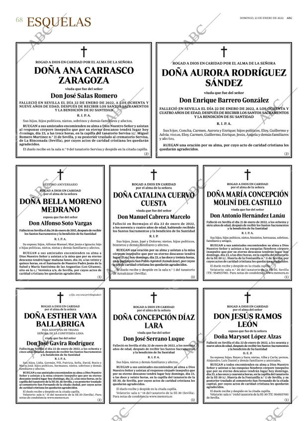 ABC SEVILLA 23-01-2022 página 68