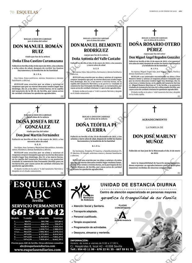 ABC SEVILLA 23-01-2022 página 70