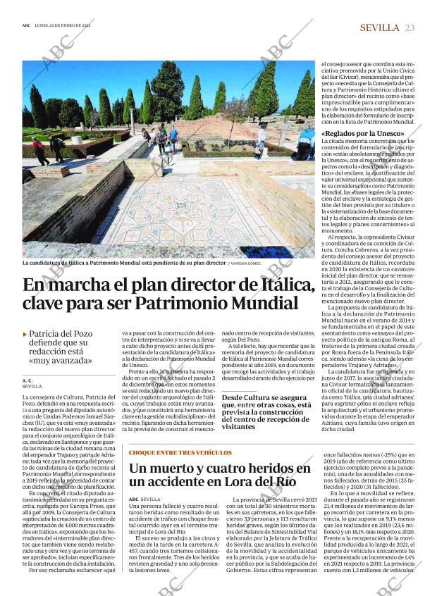ABC SEVILLA 24-01-2022 página 23
