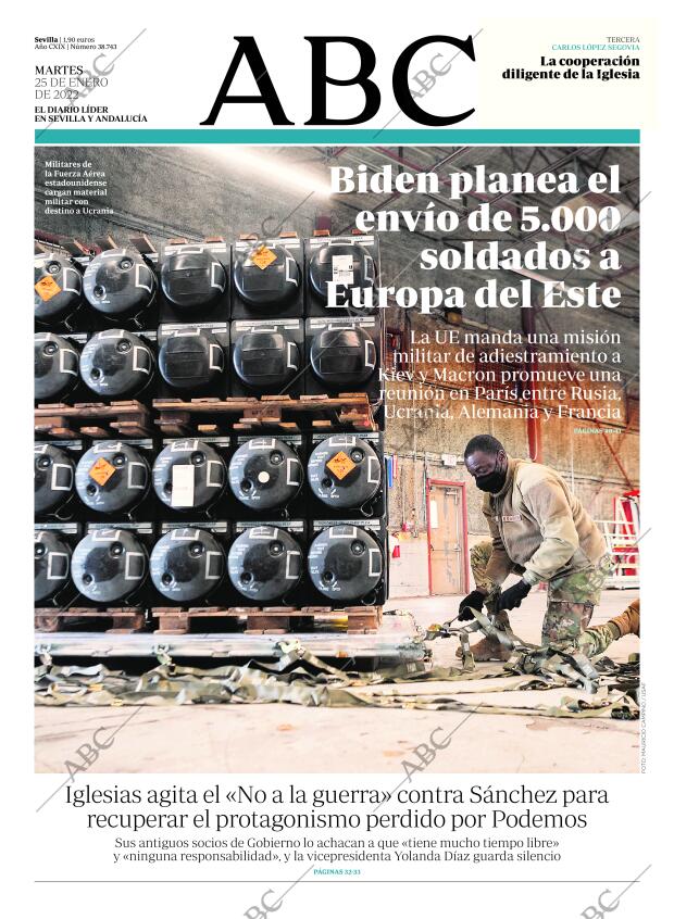ABC SEVILLA 25-01-2022 página 1