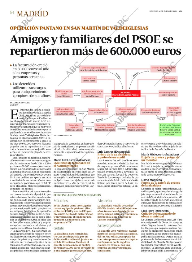 ABC MADRID 30-01-2022 página 64