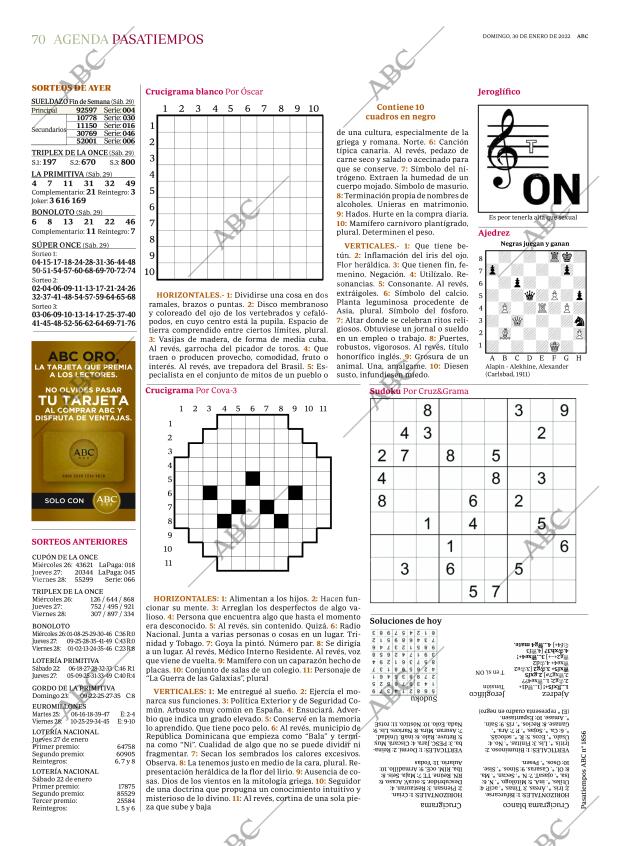 ABC MADRID 30-01-2022 página 70