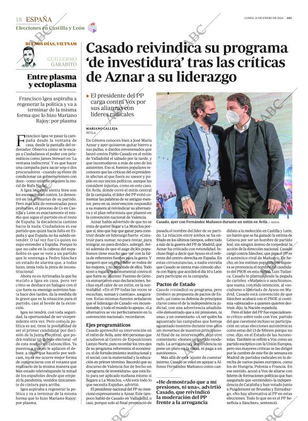 ABC MADRID 31-01-2022 página 18