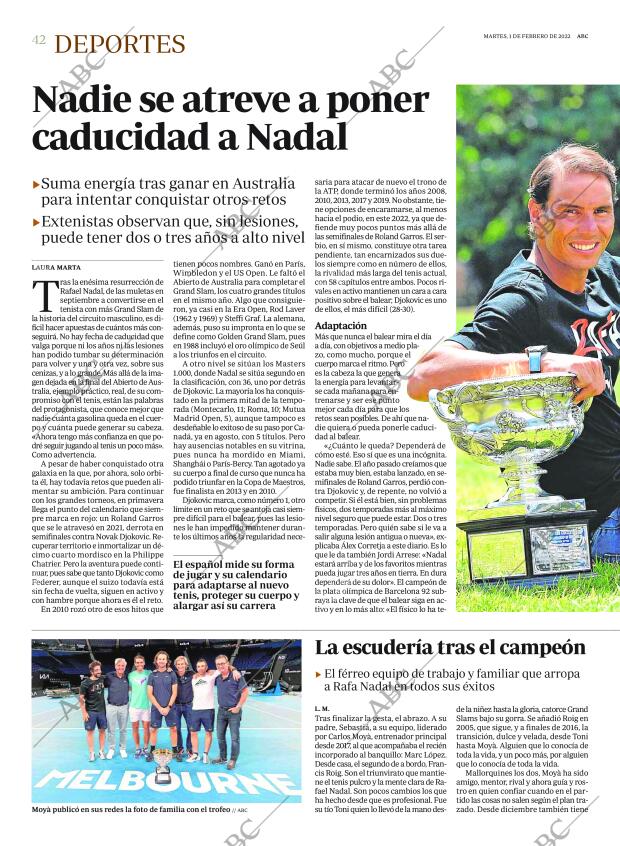ABC MADRID 01-02-2022 página 42