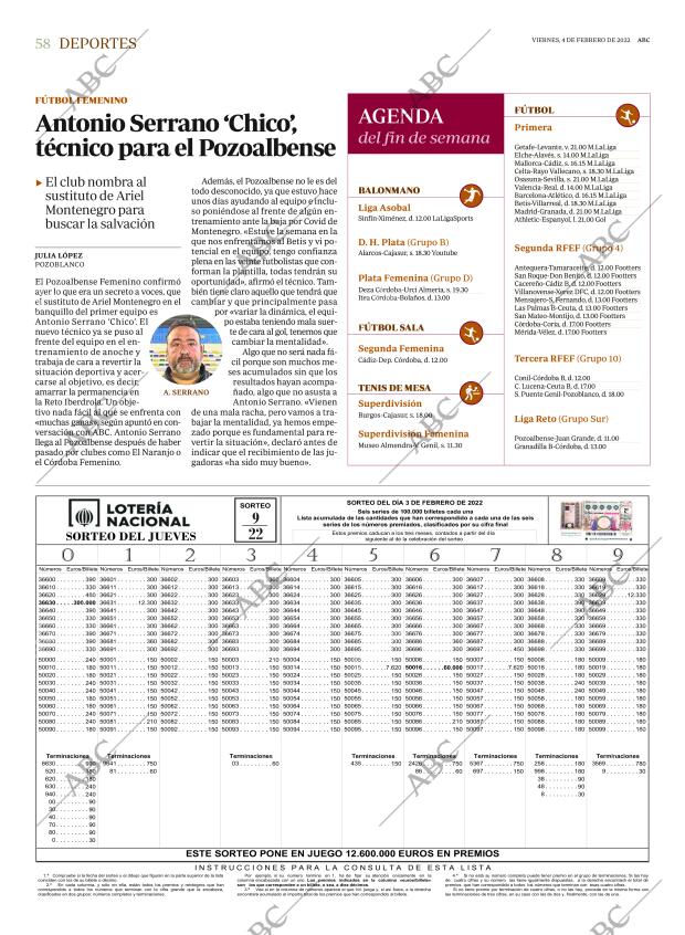 ABC CORDOBA 04-02-2022 página 58