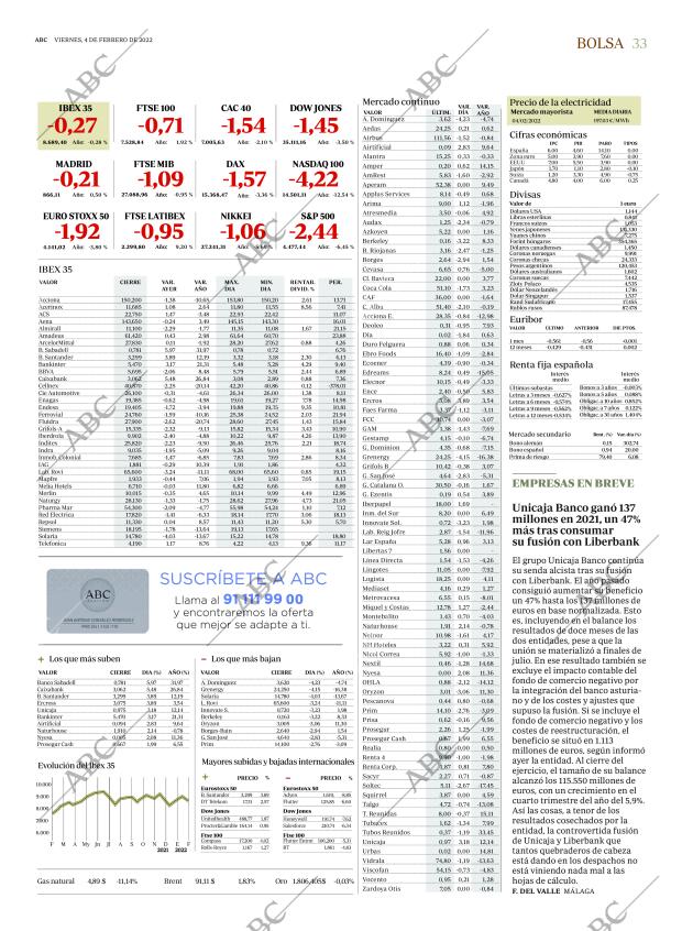 ABC MADRID 04-02-2022 página 33
