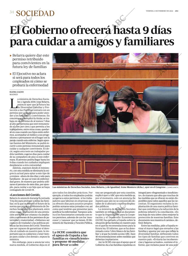 ABC MADRID 04-02-2022 página 34