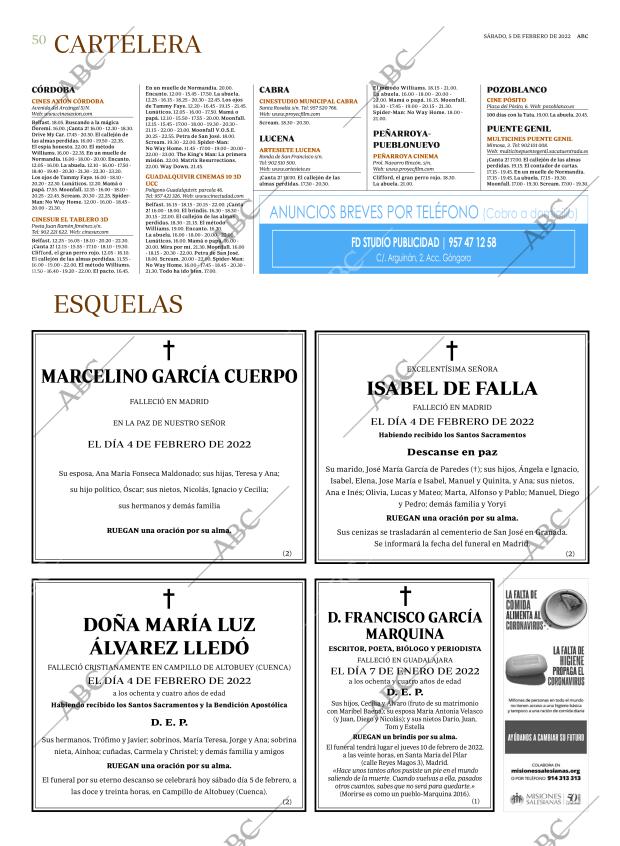 ABC CORDOBA 05-02-2022 página 50