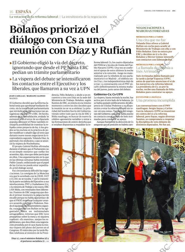 ABC MADRID 05-02-2022 página 16