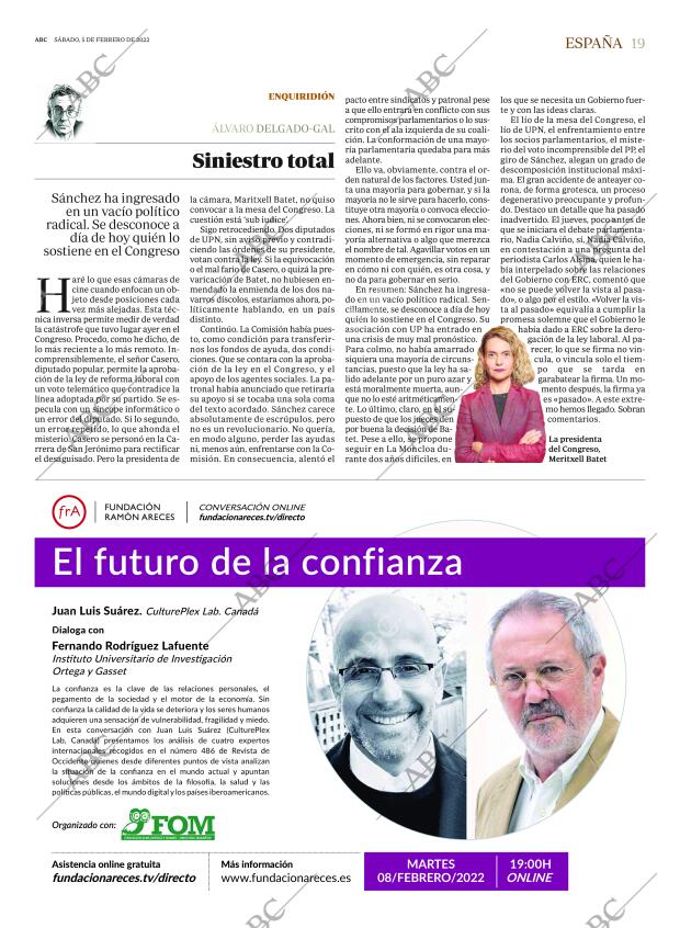 ABC MADRID 05-02-2022 página 19