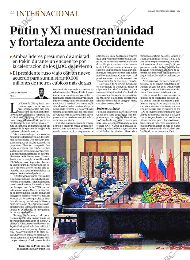 ABC MADRID 05-02-2022 página 22