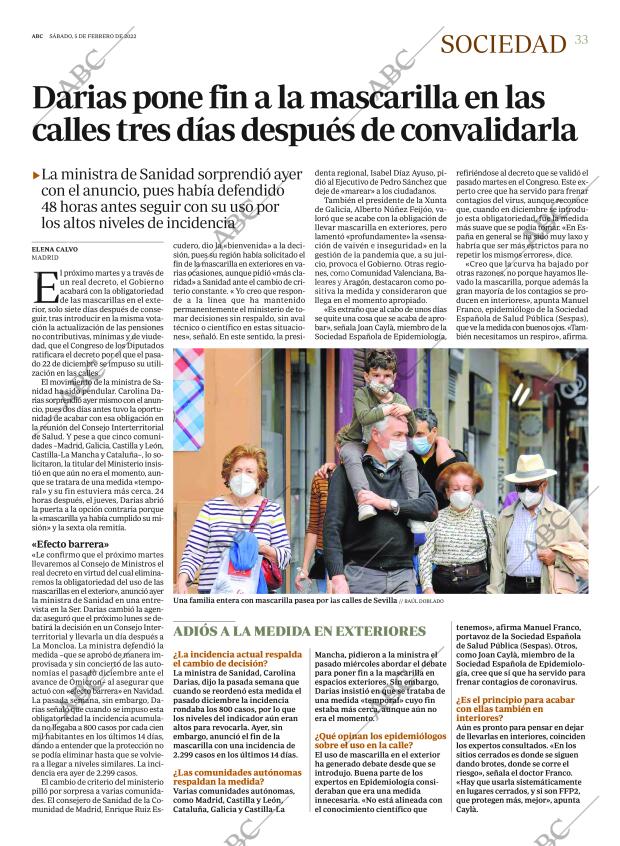 ABC MADRID 05-02-2022 página 33