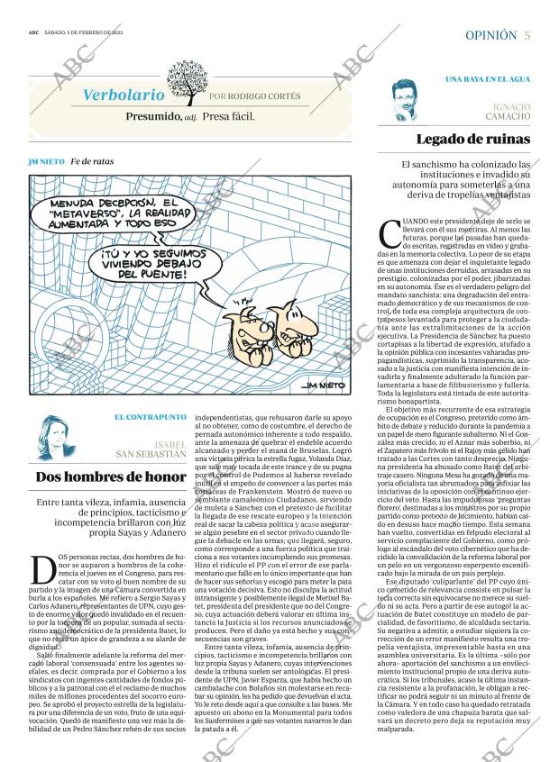 ABC MADRID 05-02-2022 página 5