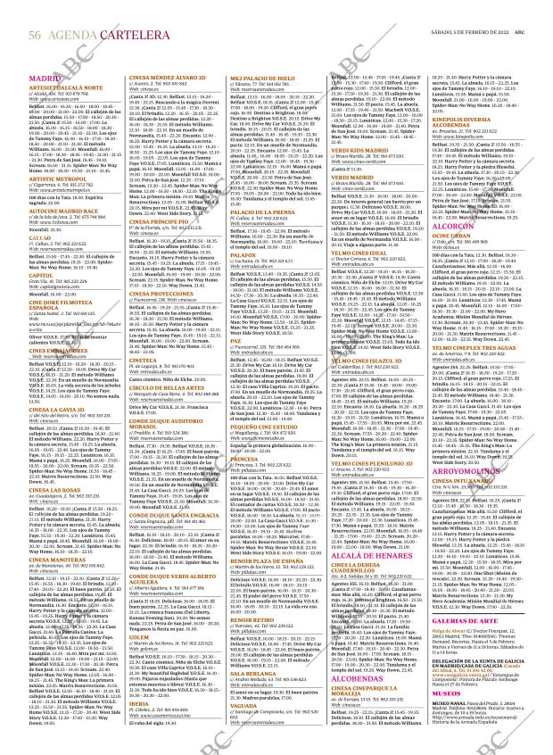 ABC MADRID 05-02-2022 página 56