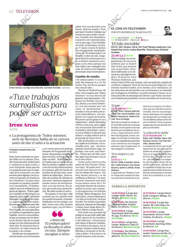 ABC MADRID 05-02-2022 página 62