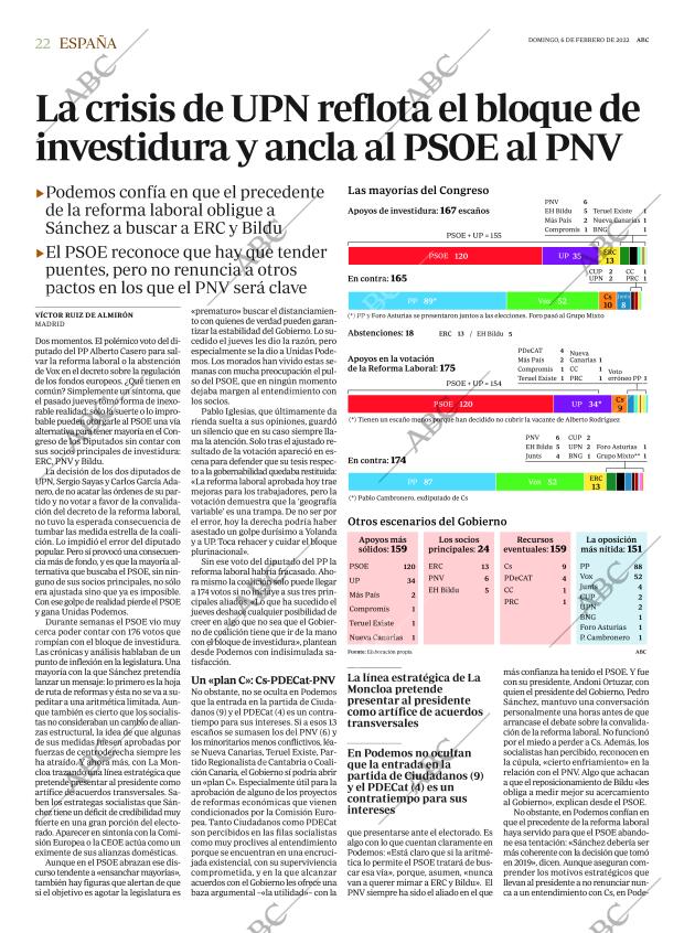 ABC MADRID 06-02-2022 página 22