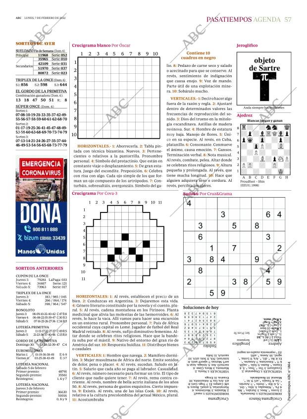 ABC MADRID 07-02-2022 página 57