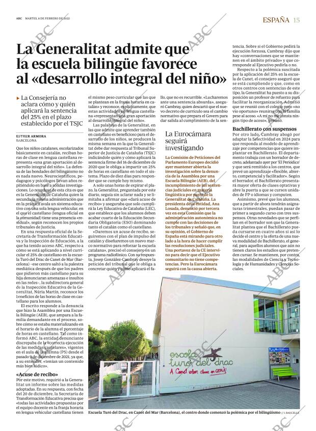 ABC MADRID 08-02-2022 página 15