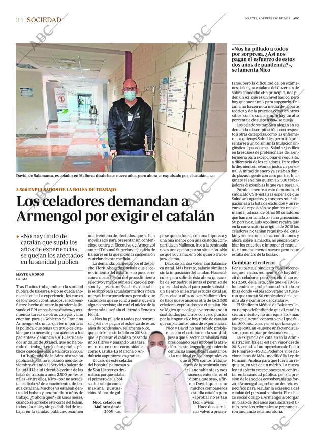 ABC MADRID 08-02-2022 página 34