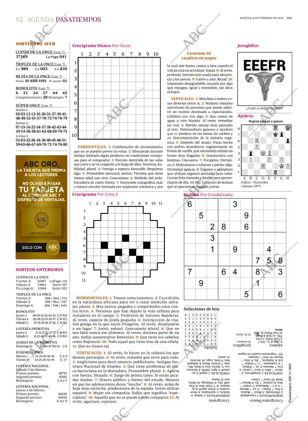 ABC MADRID 08-02-2022 página 52