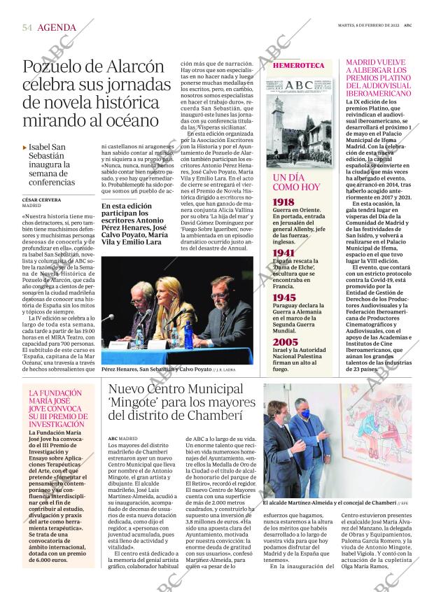 ABC MADRID 08-02-2022 página 54