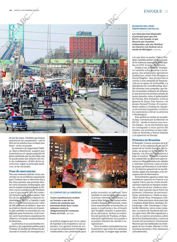 ABC MADRID 10-02-2022 página 13