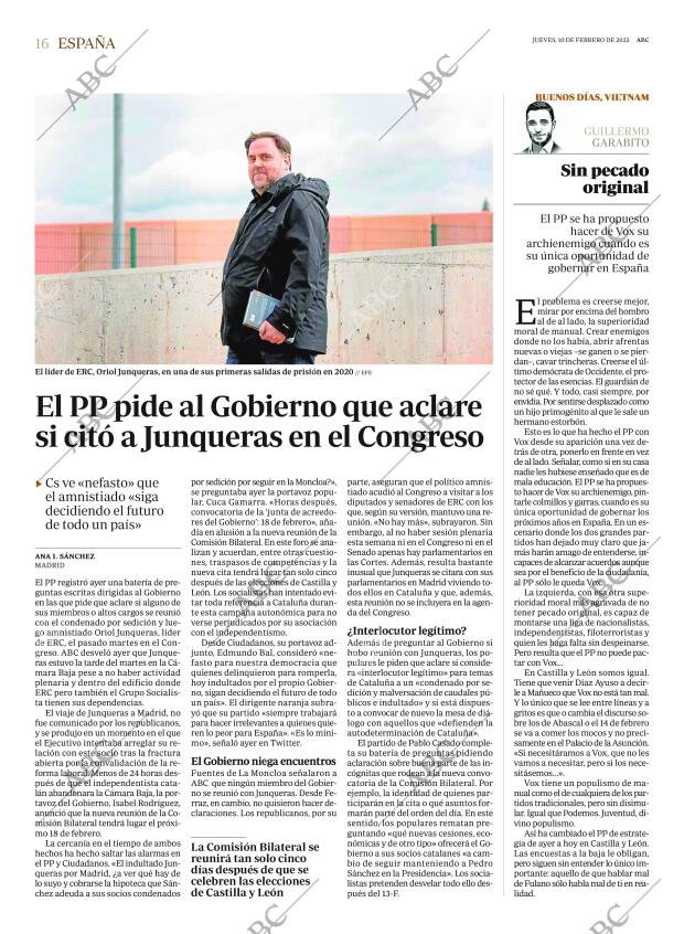 ABC MADRID 10-02-2022 página 16
