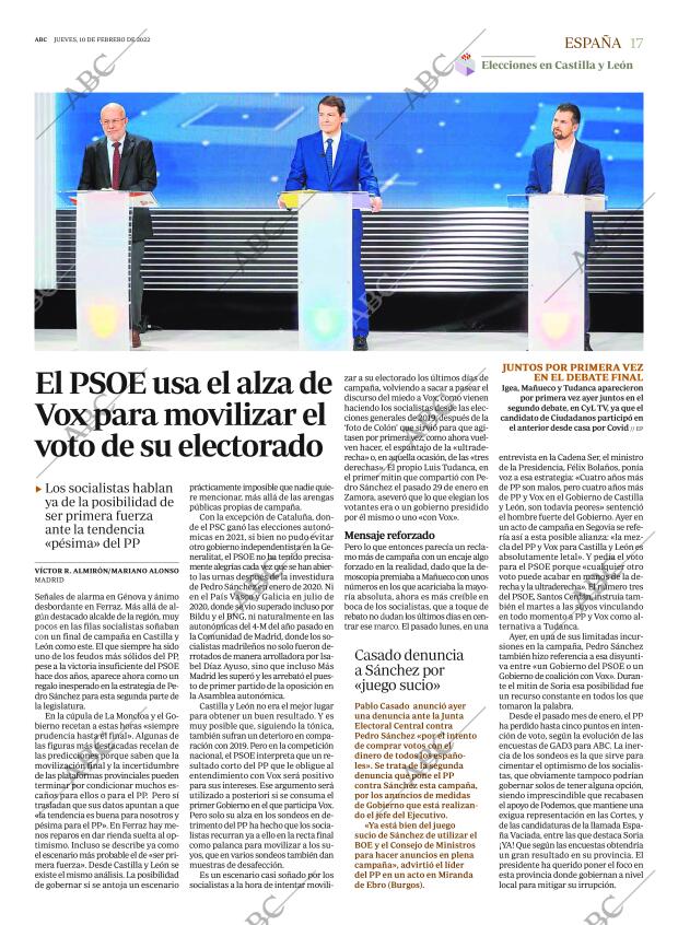 ABC MADRID 10-02-2022 página 17