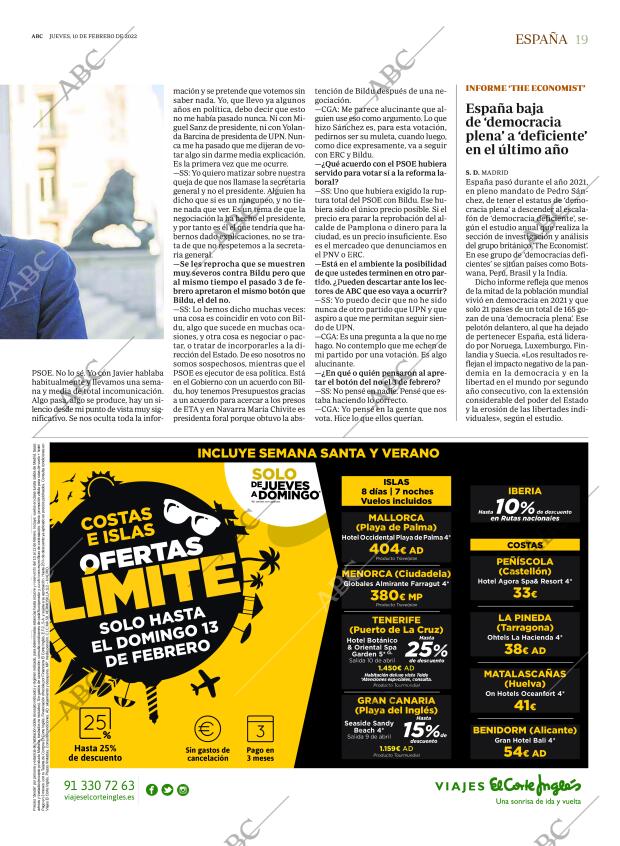 ABC MADRID 10-02-2022 página 19