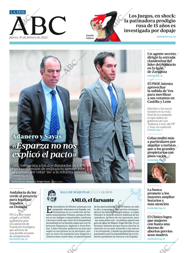 ABC MADRID 10-02-2022 página 2