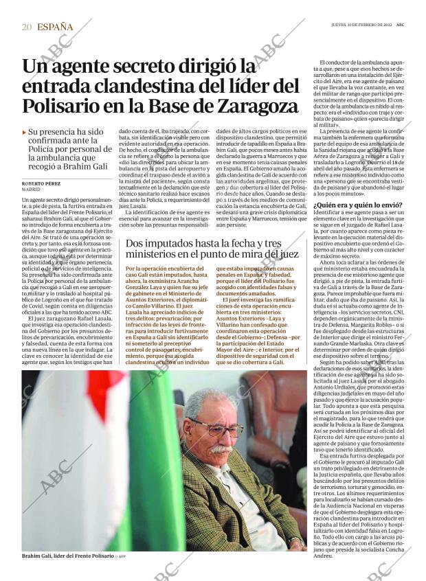 ABC MADRID 10-02-2022 página 20