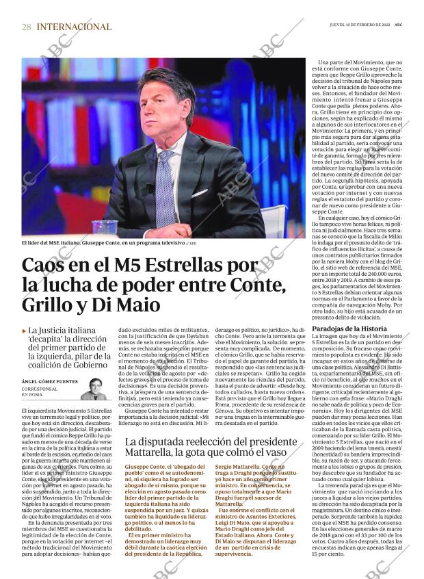 ABC MADRID 10-02-2022 página 28