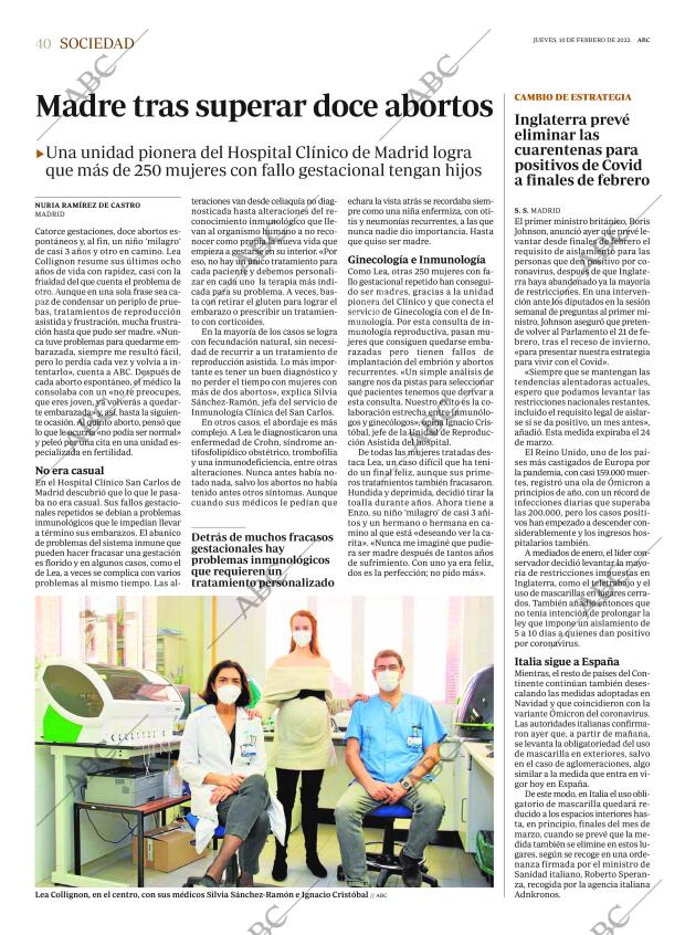 ABC MADRID 10-02-2022 página 40
