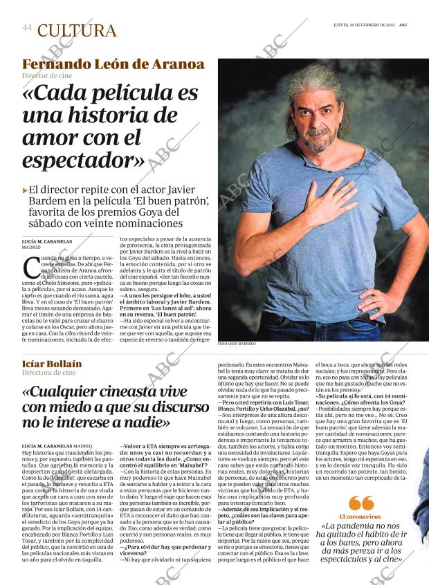 ABC MADRID 10-02-2022 página 44
