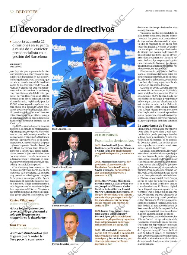 ABC MADRID 10-02-2022 página 52