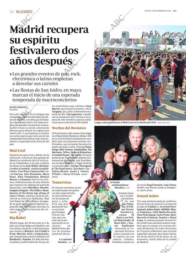 ABC MADRID 10-02-2022 página 58