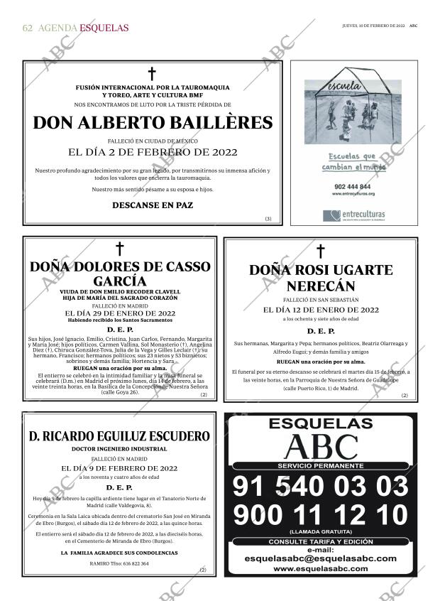 ABC MADRID 10-02-2022 página 62