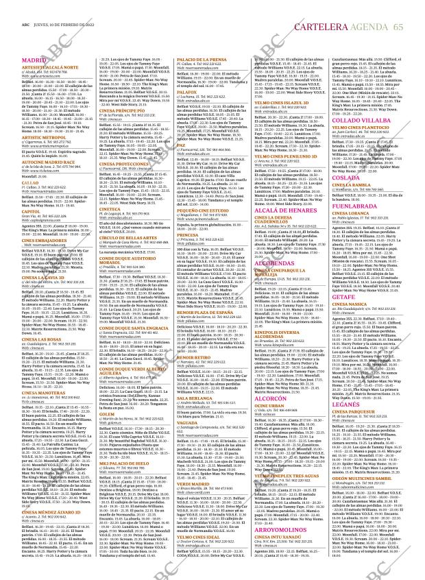 ABC MADRID 10-02-2022 página 65