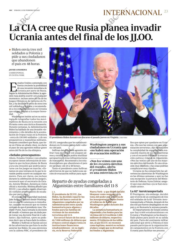 ABC MADRID 12-02-2022 página 23