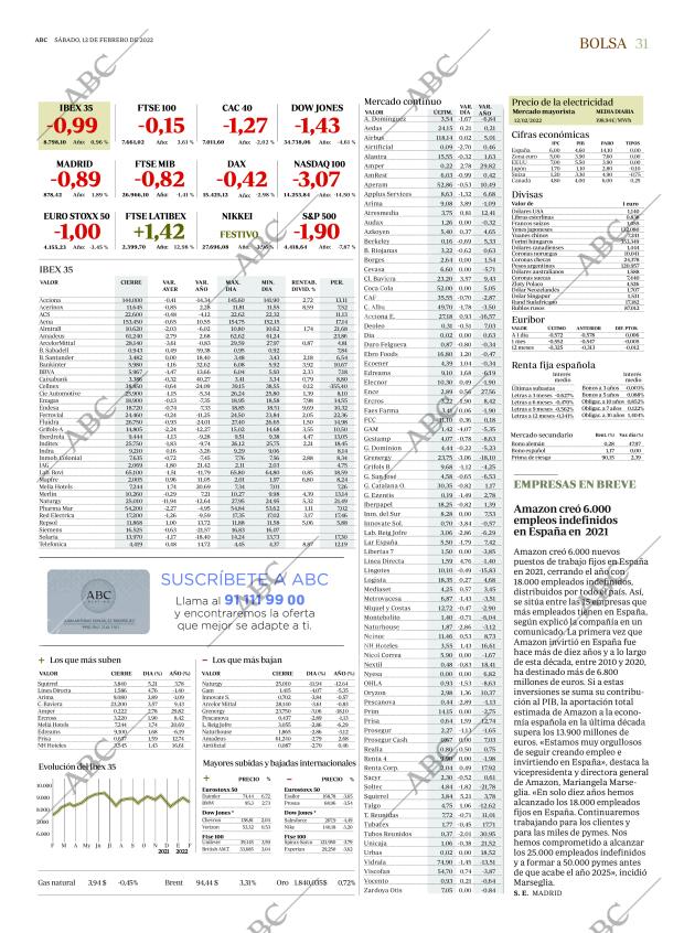 ABC MADRID 12-02-2022 página 31