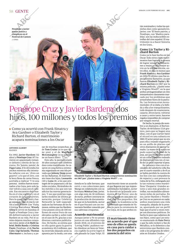 ABC MADRID 12-02-2022 página 58