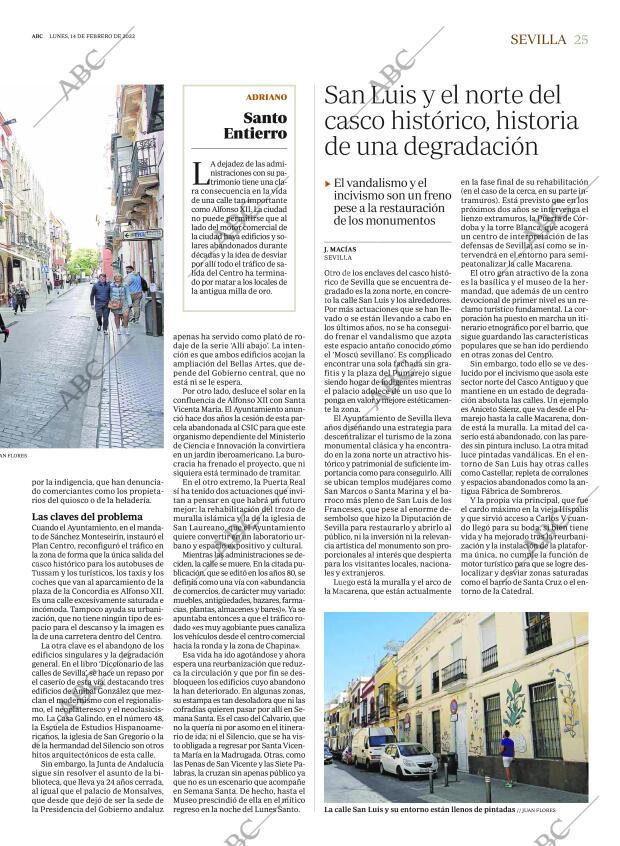 ABC SEVILLA 14-02-2022 página 25